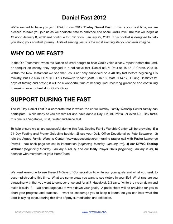 21 day fasting and prayer guide 2012