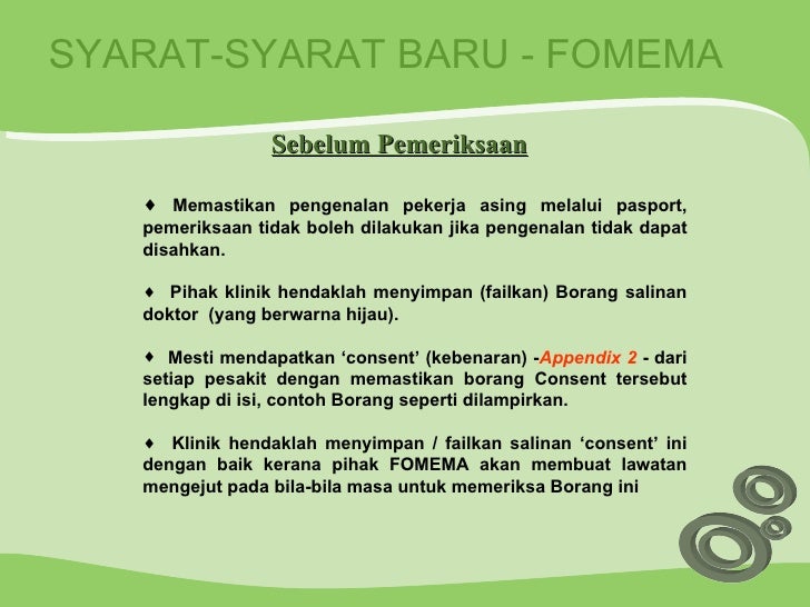 Fomema Surat Wakil Syarikat