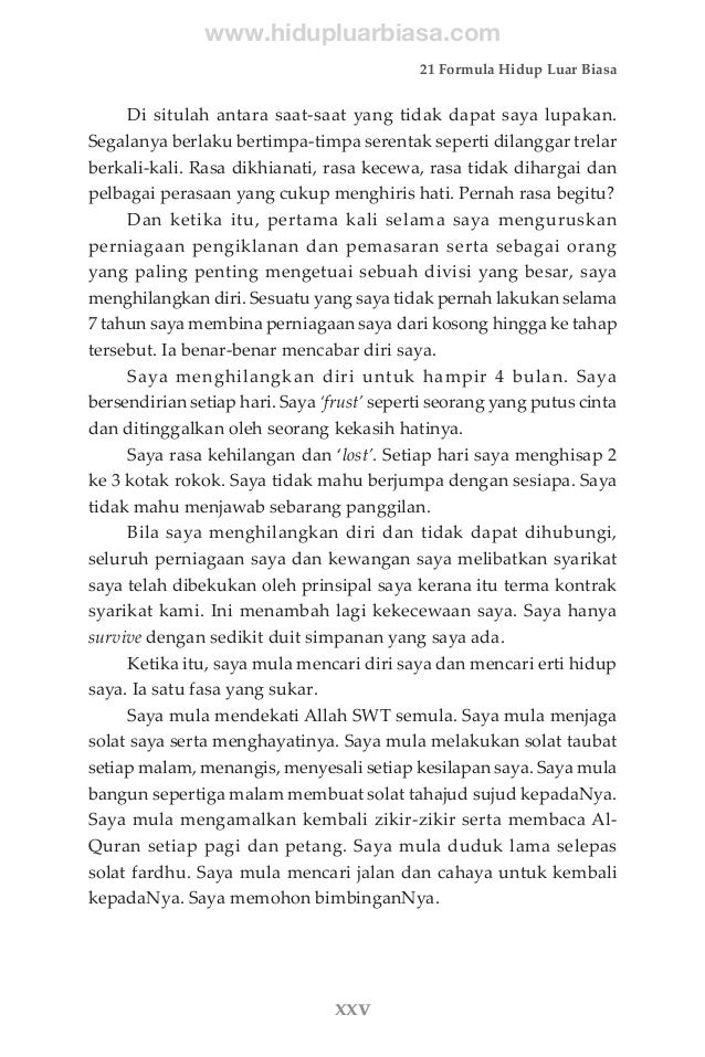 21 Formula Hidup Luar Biasa Ebook
