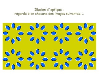 Illusion d´optique :  regarde bien chacune des images suivantes ... 
