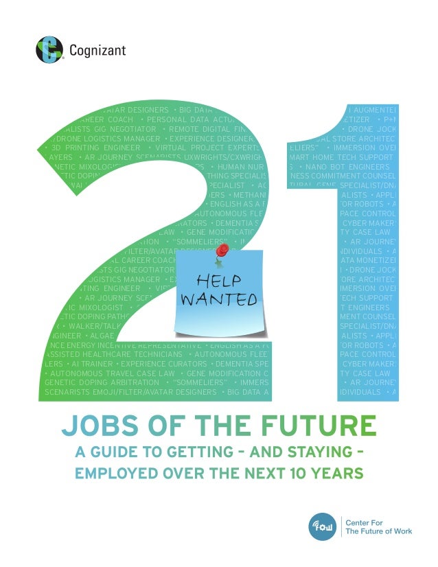 21 Jobs Of The Future A Guide To Getting And Staying Employed Ov