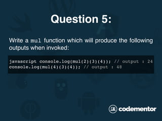21 Essential JavaScript Interview Questions