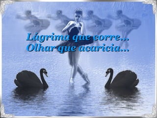 Lágrima que corre... Olhar que acaricia... 