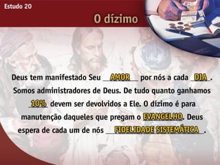 21   ofertar, um ato de adorão