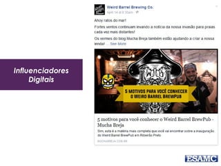 Influenciadores
Digitais
 