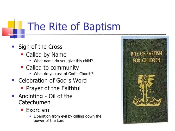 21 R C I A Sacrament Of Baptism