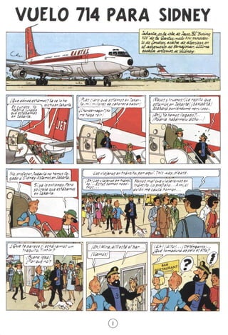 21   tintin - vuelo 714 para sidney