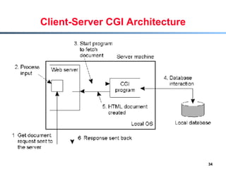 Client-Server CGI Architecture 