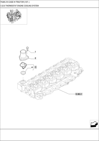 PUMA 210 CASE IH TRACTOR (1/07- )
0.32.6 THERMOSTAT ENGINE COOLING SYSTEM
 