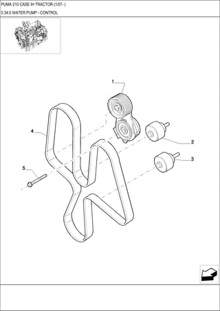 PUMA 210 CASE IH TRACTOR (1/07- )
0.34.0 WATER PUMP - CONTROL
 