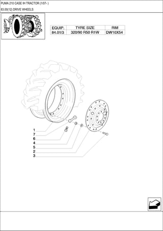PUMA 210 CASE IH TRACTOR (1/07- )
83.00(12) DRIVE WHEELS
 