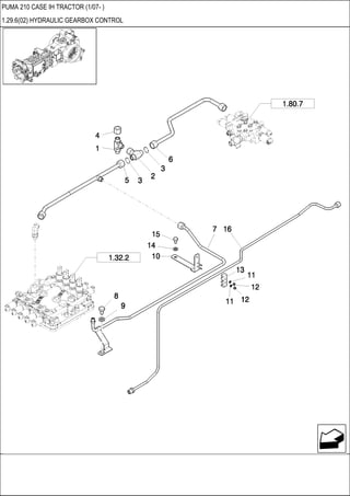 PUMA 210 CASE IH TRACTOR (1/07- )
1.29.6(02) HYDRAULIC GEARBOX CONTROL
 