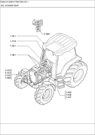 PUMA 210 CASE IH TRACTOR (1/07- )
SEC. 02 ENGINE EQUIP.
 