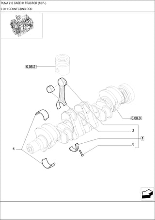 PUMA 210 CASE IH TRACTOR (1/07- )
0.08.1 CONNECTING ROD
 