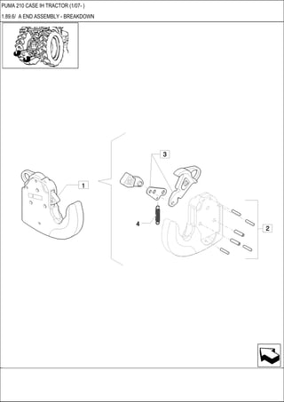 PUMA 210 CASE IH TRACTOR (1/07- )
1.89.6/ A END ASSEMBLY - BREAKDOWN
 