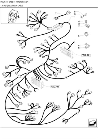 PUMA 210 CASE IH TRACTOR (1/07- )
1.91.4(01) REAR MAIN CABLE
 