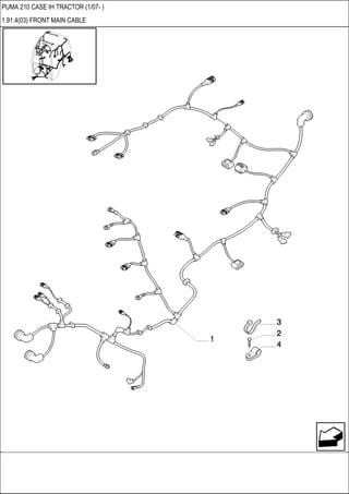 PUMA 210 CASE IH TRACTOR (1/07- )
1.91.4(03) FRONT MAIN CABLE
 