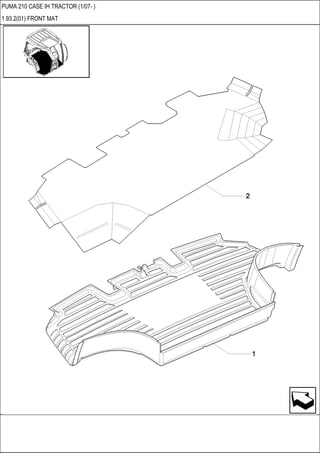 PUMA 210 CASE IH TRACTOR (1/07- )
1.93.2(01) FRONT MAT
 