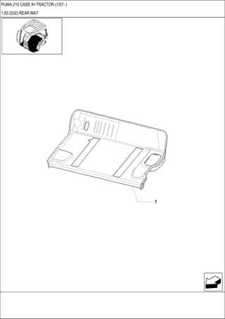 PUMA 210 CASE IH TRACTOR (1/07- )
1.93.2(02) REAR MAT
 