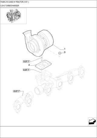 PUMA 210 CASE IH TRACTOR (1/07- )
0.24.0 TURBOCHARGER
 