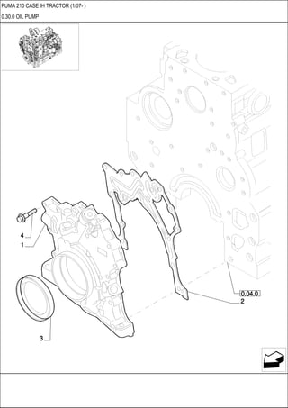 PUMA 210 CASE IH TRACTOR (1/07- )
0.30.0 OIL PUMP
 