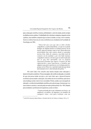 Recorte sobre o Che Guevara - tutopia e estratégia