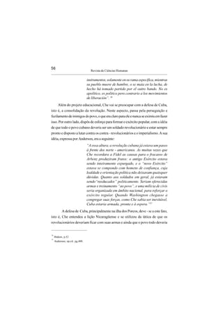Recorte sobre o Che Guevara - tutopia e estratégia