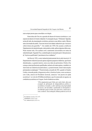 Recorte sobre o Che Guevara - tutopia e estratégia