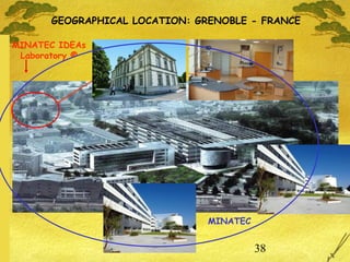 38
GEOGRAPHICAL LOCATION: GRENOBLE - FRANCE
MINATEC IDEAs
Laboratory ®
MINATEC
 