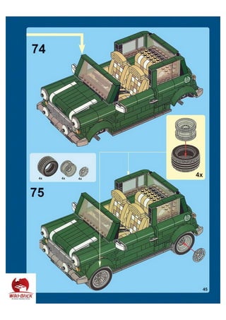 Ungdom dvs. rolige Manual Instruction for LEPIN 21002 Cooper Car Model - Compatible with LEGO  10242 | Lepin Creator