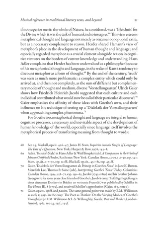 Affinity Goethe Sound And Sense Music And Musical Metaphor In The Thought And Writing ...