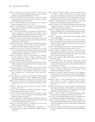 Paleopathology Of Children First Mary Lewis | PDF