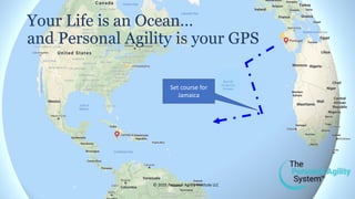 Five tips for applying agility to anything
• You’re the captain of your ship
• Coach yourself to do more of what matters
 