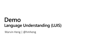 Microsoft Cognitive Services at a Glance