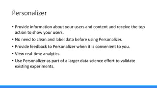 Microsoft Cognitive Services at a Glance