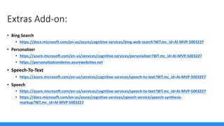 Microsoft Cognitive Services at a Glance