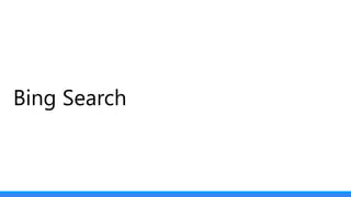 Microsoft Cognitive Services at a Glance