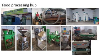 Food processing hub
 