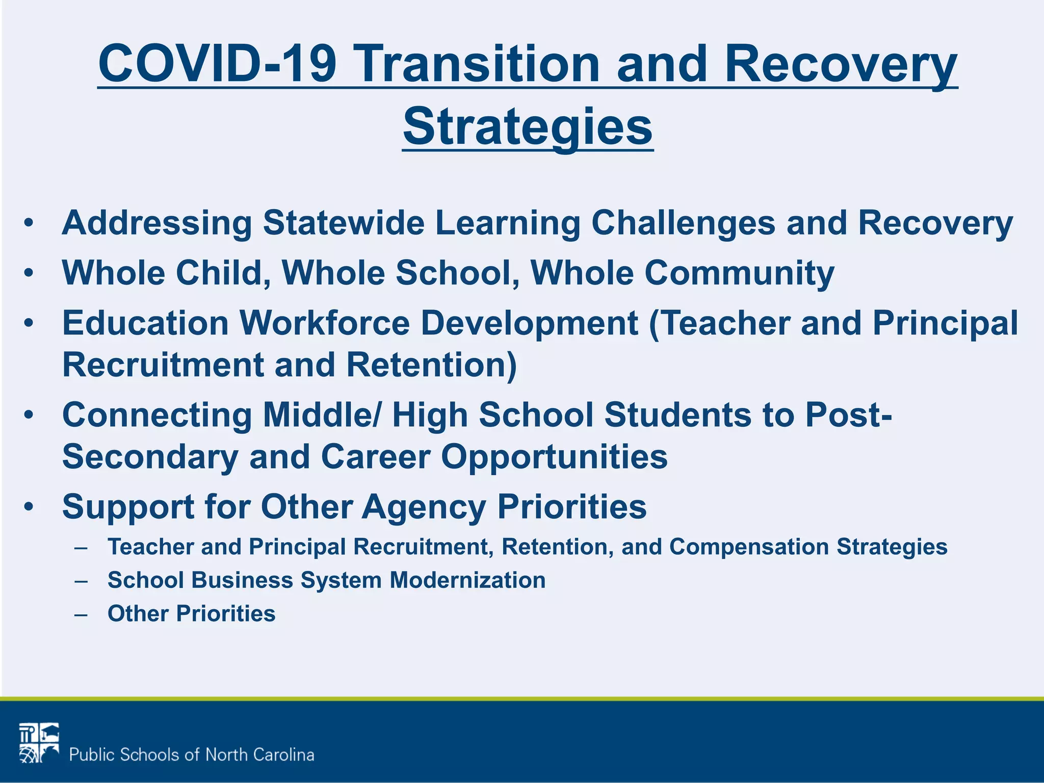 Jan 2021 Legislative Priorities