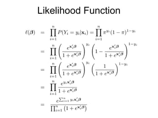 Likelihood Function
 