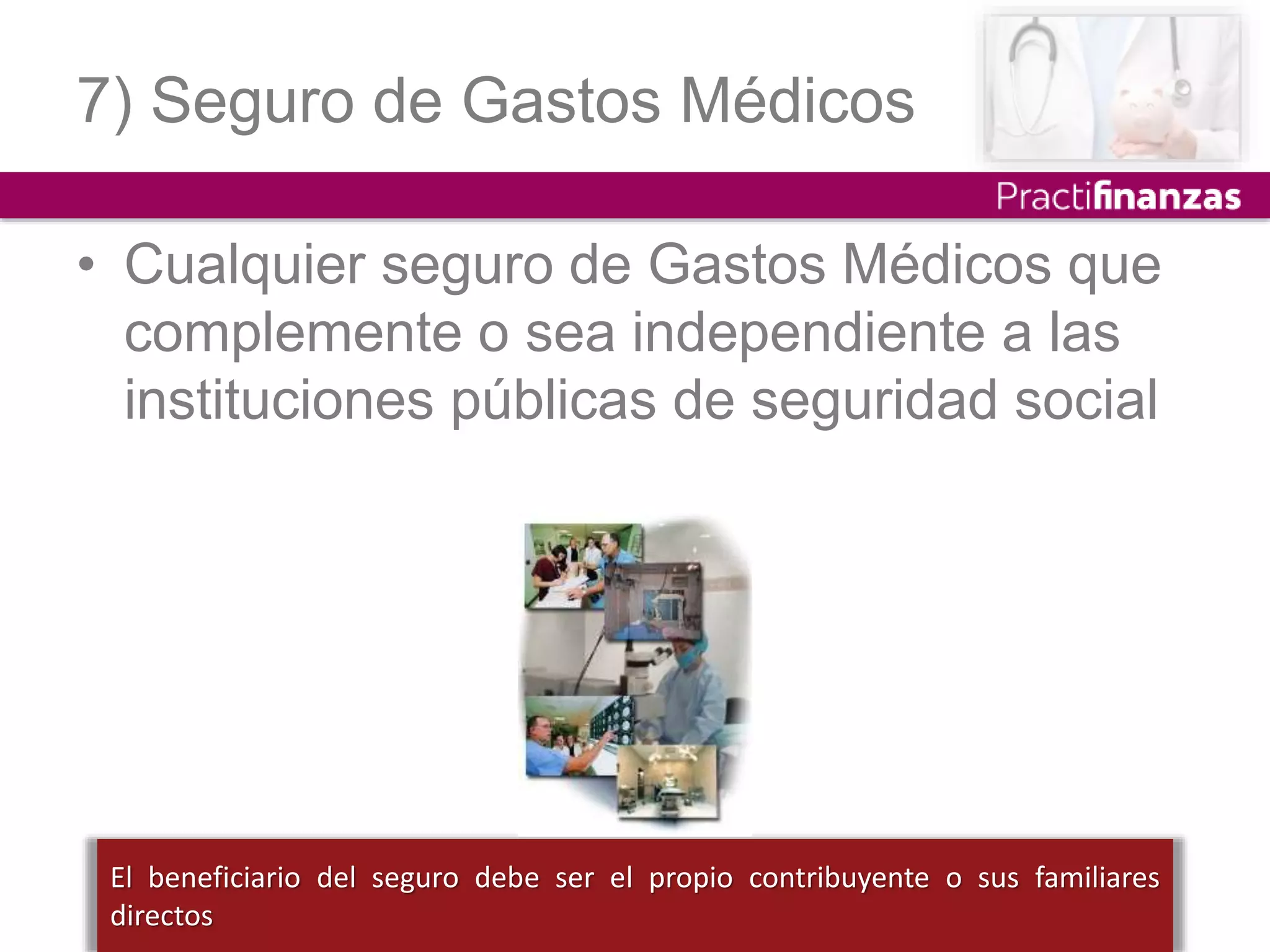 ¿Cuáles son los Gastos Deducibles 2021 para las personas físicas? | PPT