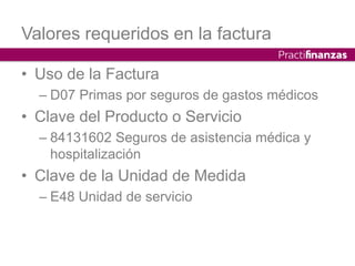 ¿Cuáles son los Gastos Deducibles 2021 para las personas físicas? | PPTX