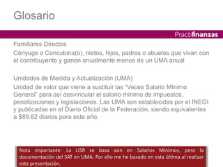 ¿Cuáles son los Gastos Deducibles 2021 para las personas físicas? | PPTX