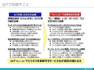 IoTで目指すこと
 