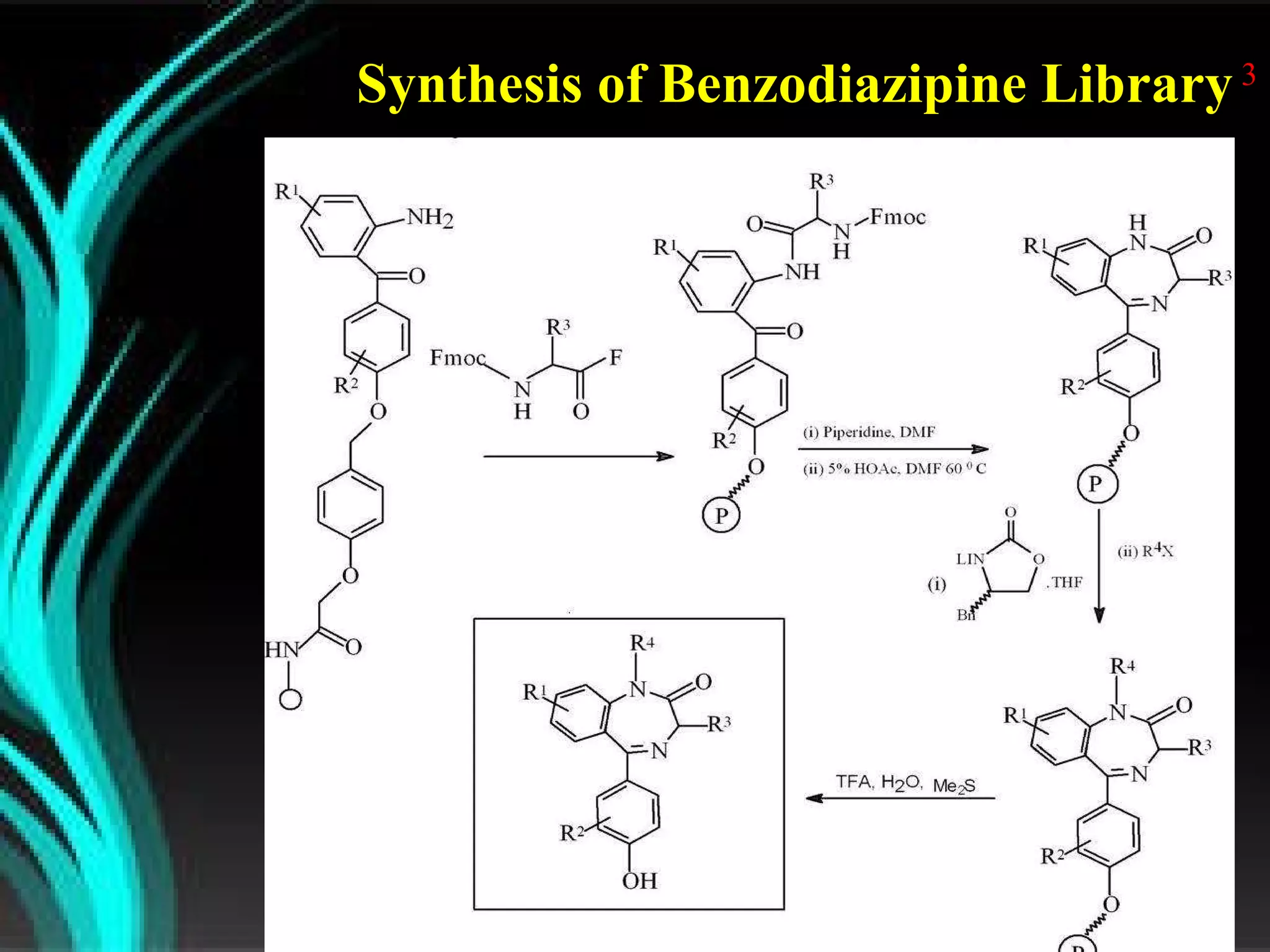 Synthesis of Benzodiazipine Library  3 