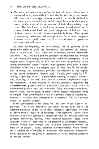 Theory Of The Electron A Theory Of Matter From Start Jaime Keller Auth ...