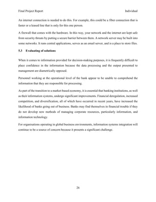 Design and Implementation High Level Network System for Rural Bank | PDF