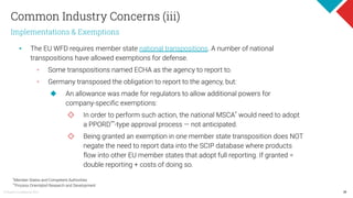 SCIP Reporting on Complex Products | PDF