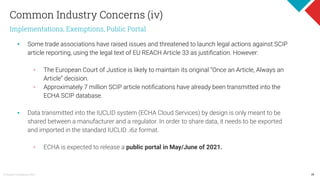 SCIP Reporting on Complex Products | PDF