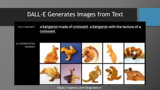 DALL-E Generates Images from Text
https://openai.com/blog/dall-e/
 